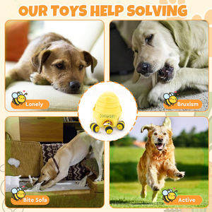 <span class=keywords><strong>2021</strong></span> nueva llegada mascota de peluche masticar panal escondite y buscar juguetes para perros - Product Image 6