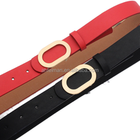 Nouvelle ceinture coréenne pour étudiantes SANYICAI modèle AS-65456 en jean avec boucle en alliage, largeur 2,8 cm, longueur 105 cm, multicolore pour femmes