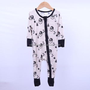 Tutina in Fibra di Bambù per Neonati Yiying Tessuto Morbido con Stampa Cartoon Pigiama per Gattonare <span class=keywords><strong>Abbigliamento</strong></span> per Neonati da 0-24 <span class=keywords><strong>Mesi</strong></span> - Product Image 3