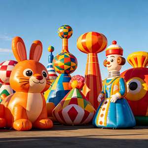 Ballon gonflable personnalisé en tissu Oxford imperméable pour location événementielle en Hollande – Idéal pour l'extérieur - Product Image 4