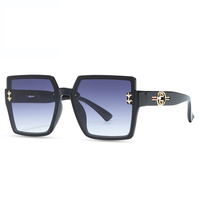 Gafas de Sol de Diseño de los 90, Gafas de Sol Vintage de Marca para Mujer, Gafas de Sol de Gran Tamaño de Moda de Lujo 2024