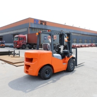 Schwerlast 3,5 Tonnen Diesel-Gabelstapler mit Leistungsstarkem IC-Motor Gegengewichts-Industriestapler