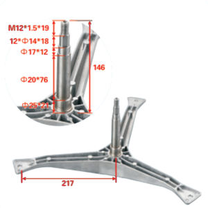 Pièces détachées pour <span class=keywords><strong>lave</strong></span>-<span class=keywords><strong>linge</strong></span> : Support en acier pour trépied, arbre de tambour, araignée d'arbre de <span class=keywords><strong>lave</strong></span>-<span class=keywords><strong>linge</strong></span> - Product Image 1