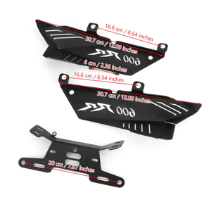 CBR600RR F5 07-12 Modificación de motocicleta con soporte para matrícula de cola corta ligera Soporte para matrícula - Product Image 3