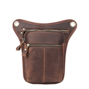 Vintage <span class=keywords><strong>En</strong></span> <span class=keywords><strong>Cuir</strong></span> véritable Sac <span class=keywords><strong>Banane</strong></span> Pour Les Hommes <span class=keywords><strong>En</strong></span> Cours D'exécution Ceinture Petit Étui Pour Téléphone - Product Image 4