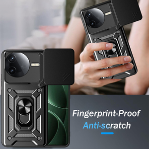 Funda protectora de lujo para cámara de teléfono móvil con soporte de anillo funda protectora trasera para Redmi K80 Poco F7 Pro F7 Ultra - Product Image 2