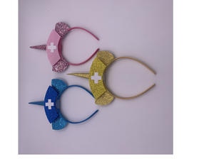 Licorne enfants anniversaire fête de vacances accessoires de cheveux bandeau dessin animé mignon bandeau - Product Image 6