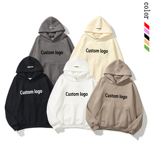Felpa con Cappuccio Unisex in Cotone Streetwear con Logo Personalizzato, Oversize, Ricamata, con Stampa per Coppie - Product Image 1