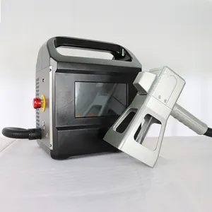 20W Portable Handheld Lazer Marking Stainless Steel Iron Copper Plastic Fiber Laser Engraving Machine