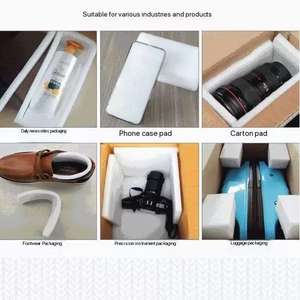 Настраиваемый лист пены EPE толщиной 0,5-150 мм белый полиэтиленовый упаковочный материал бесшовная защитная пленка предварительно разрезанная пена - Product Image 6
