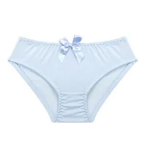 Bragas de cintura baja para mujer, tangas sexys, Bikini de nailon, ropa interior para niña