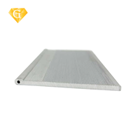 Plaque de refroidissement par extrusion de forme spéciale pour dissipation thermique, profilé en aluminium série 6000 découpé pour panneau publicitaire extérieur