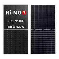 Panneau Solaire N-Type à Demi-Cellules HPDC avec Technologie PERC pour Hi-MO7 LR7 HGD 585-620M, BIPV/HJT/HBC MWT 585-620W Professionnel