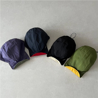 Gorra de Senderismo Plegable con Logotipo Personalizado, de Secado Rápido, Impermeable, de Nailon, con Visera Suave Abatible, Cordón Ajustable, Estilo Gorpcore, para Deportes y Running