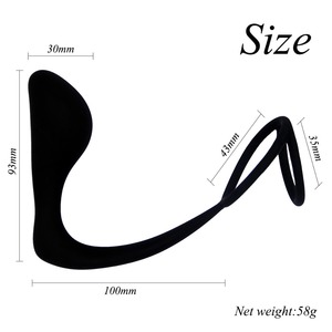 Anal Plug Masculin Prostate Massager Cock Ring Anal Plug Dildo G-spot Butt Plug Adult <span class=keywords><strong>Anus</strong></span> Sex Toy Anal pour Femme Homme Gay Sex Shop - Product Image 2