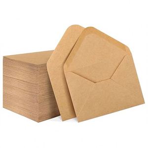 Custom Branded Art Paper Kraft Paper Wallet <b>Envelopes</b> Recycled Materials UV Printing Custom Color Wedding <b>Gift</b> <b>Envelopes</b> - Product Image 1