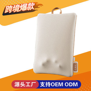 Coussin de massage électrique lombaire et dorsal 49 cm avec chaleur, rechargeable, portable, pour utilisation en voiture - Product Image 5