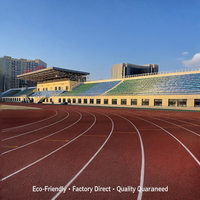 Piste de course synthétique pour complexe sportif, matériau tartan, approuvée par la FIAF, 15 mm, haute performance, pour l'Asie du Sud-Est et les climats tropicaux