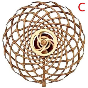 कस्टम लकड़ी प्रतिकूल गतिज ऊर्जा मूर्तिकला दीवार गहने पवन घूर्णन विंडमिल सजावटी इन्फिनिटी 3D घूर्णन ज्यामितीय - Product Image 6
