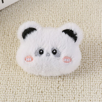 Nouveau design porte-clés en peluche dessin animé, mini-breloques alimentaires, porte-clés en peluche mignon pour la décoration de sacs