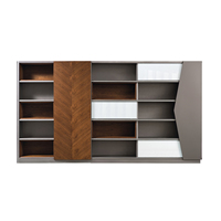 Meubles de bureau modernes de luxe classeur meubles en bois stockage armoire de bureau de direction vente en gros