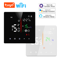 Termostato WIFI Tuya para Calefacción por Suelo Radiante, Controlador de Temperatura Ambiente para Sistema de Calefacción por Suelo Radiante, Termostato Doméstico con Sensor NTC 16A