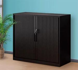 משרד ריהוט מתכת אנכי טמבור דלת ארון מיני קובץ ארון פלדת ארון קטן ארון רולר תריס דלת - Product Image 5