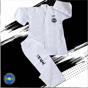 Uniforme de Taekwondo <span class=keywords><strong>Itf</strong></span> Personalizado de Fábrica con Tela Opcional, Dobok <span class=keywords><strong>Tkd</strong></span> <span class=keywords><strong>Itf</strong></span> - Product Image 6