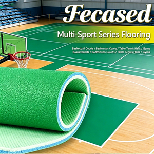 HANLI - Tapete de PVC para Pista de Bádminton de 6.0 mm, Superficie Deportiva Profesional Resistente a los Arañazos, Tamaño Personalizado - Product Image 1