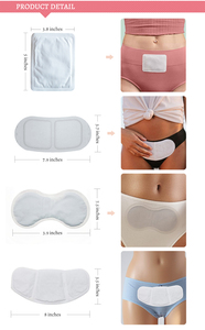 كمادة حرارية طبيعية 100% ذاتية التسخين لتخفيف آلام الدورة الشهرية، لاصقة تدفئة يمكن التخلص منها لتسكين تقلصات الحيض للنساء - Product Image 5