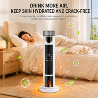 Chauffage d'appoint rapide et compact avec module d'humidification intégré et programmation 12H pour les chaînes de magasins