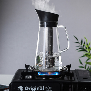 Inne — infuseur à <span class=keywords><strong>thé</strong></span> étanche avec bec, 34oz, pour brassage à froid, <span class=keywords><strong>Carafe</strong></span> en verre, avec filtre amovible en acier inoxydable - Product Image 5