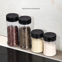 Vente flash : Mini salières jetables écologiques en PET de qualité alimentaire, transparentes, 3 oz, 5 oz, 8 oz, avec couvercle rabattable, moulin à épices et à noix, outils pour herbes