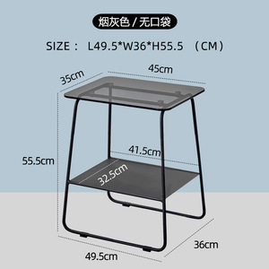 <span class=keywords><strong>Table</strong></span> <span class=keywords><strong>basse</strong></span> <span class=keywords><strong>en</strong></span> métal et verre minimaliste nordique avec rangement pour petits appartements, <span class=keywords><strong>salon</strong></span>, chambre à coucher, meubles <span class=keywords><strong>de</strong></span> maison - Product Image 6