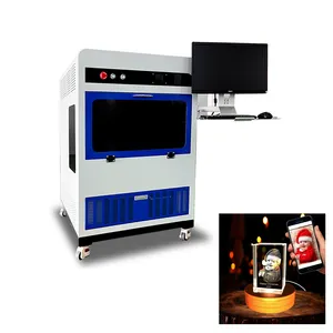 Printer Factory Price 2d Simple And Easy-to-use Glass Machine 2d Making Ornaments Gifts2d 3d Crystal Laser Engraving Machine 3w