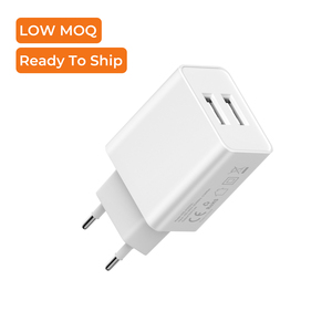 Dual Port 12W USB tường sạc 5V 2.4A Power Adapter với OTP & OVP bảo vệ làm bằng chất lượng cao gan chất liệu - Product Image 1