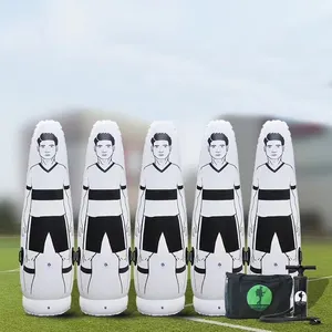 70 inch trắng Mỹ bóng đá giải quyết Dummy Inflatable bóng đá Dummy thủ môn mannequin Inflatable bóng đá thủ môn Dummy