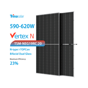 Giá Tốt Nhất Sử Dụng Thương Mại Trina TSM-NEG19RC.20 600W 605W 610W 615W 620W N Loại Bifacial <span class=keywords><strong>PV</strong></span> <span class=keywords><strong>Module</strong></span> Năng Lượng Mặt Trời Power Panel - Product Image 1
