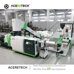 Aglomador de Película de PE PP ACERETECH, Máquina para Fabricar Gránulos de Plástico Reciclado, Precio - Product Image 5