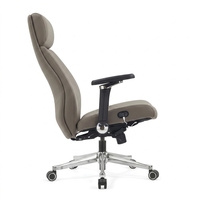 Fauteuil de bureau de direction moderne de luxe avec coussin de siège ventilé, fauteuil de bureau pivotant USB pour usage professionnel
