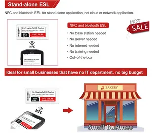 2022 meist verkaufte E-Ink-fähige Esl Electronic Shelf Label Elektronisches Preis schild E-Ink Screen Display