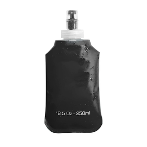 Botella de Agua Plegable Personalizada de 500 ml, Libre de BPA, Fabricada en TPU, para Carreras de Trail y Deportes - Product Image 3