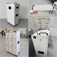 Paket Baterai Lithium Ion YIXIANG EU Stock 48V 51.2V 16kwh 314AH Lifepo4 Dengan BMS JK 200A V19 Terpasang di Dinding