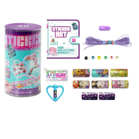 Luckytoys Pas Cher En Plastique Personnalisé Faire Vos Propres Bijoux DIY Bracelet Perles Jouet Enfants Ensemble Éducatif DIY Art Autocollant Bracelet