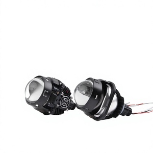 Projecteurs Bi-LED 2,5 pouces, lumière blanche 6000K, 12V 90W 4000 Lm, H4 H7 9005, lampe de voiture universelle - Product Image 4
