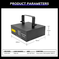 Lumière laser d'animation autopropulsée DMX512 à télécommande, boîtier en fer, prix d'usine, 90V 220V RGB, pour fête, DJ, discothèque, KTV, scène