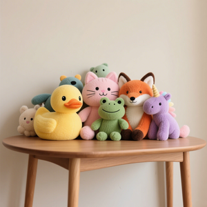 Fabrika toptan özel peluş oyuncaklar OEM oyuncak ayı, tavşan, köpek, kedi ve ördek yumuşak doldurulmuş hayvanlar toplu kaynağı - Product Image 5