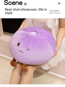 Coussin en peluche en coton PP en forme de chignon, idéal pour la décoration de canapé à la maison, pour enfants, garçons et filles, coussins de canapé doux en gros - Product Image 6