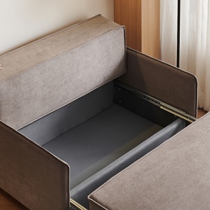 Vintage Folding Sofa <strong>Bed</strong> Dual-Use 3-Seater Small Apartments Modern <strong>Pull</strong>-<strong>Out</strong> Extendable Storage Living Room Bedroom - Product Image 5