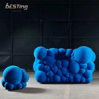 Canapé moderne de haute qualité en tissu Canapé unique au design de salon Mobilier pour le loisir Chaise longue chaise